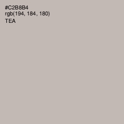 #C2B8B4 - Tea Color Image