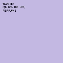 #C2B8E1 - Perfume Color Image