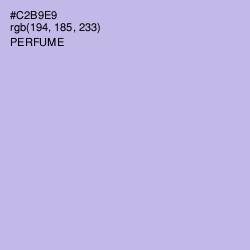 #C2B9E9 - Perfume Color Image