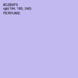 #C2B9F0 - Perfume Color Image