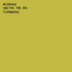 #C2BA42 - Turmeric Color Image