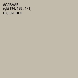 #C2BAAB - Bison Hide Color Image