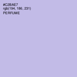 #C2BAE7 - Perfume Color Image