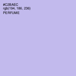 #C2BAEC - Perfume Color Image