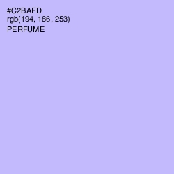 #C2BAFD - Perfume Color Image