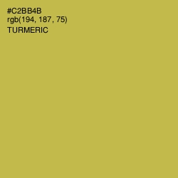 #C2BB4B - Turmeric Color Image
