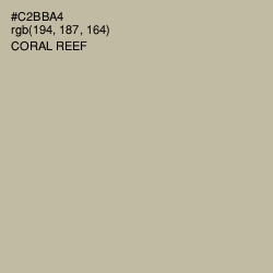 #C2BBA4 - Coral Reef Color Image