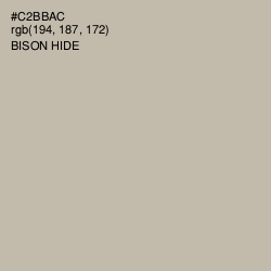 #C2BBAC - Bison Hide Color Image