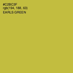 #C2BC3F - Earls Green Color Image
