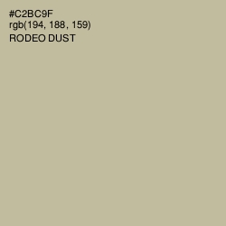 #C2BC9F - Rodeo Dust Color Image