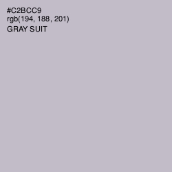 #C2BCC9 - Gray Suit Color Image