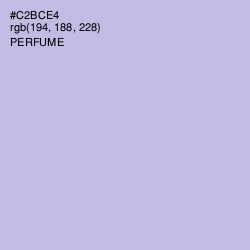 #C2BCE4 - Perfume Color Image