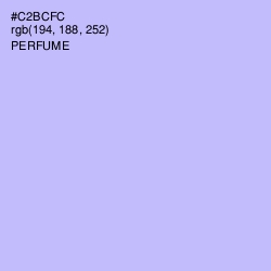 #C2BCFC - Perfume Color Image