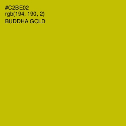 #C2BE02 - Buddha Gold Color Image
