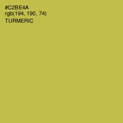 #C2BE4A - Turmeric Color Image