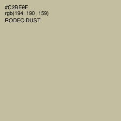 #C2BE9F - Rodeo Dust Color Image
