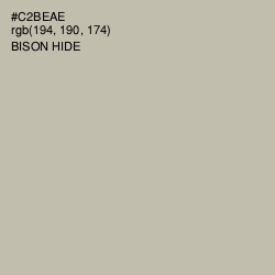 #C2BEAE - Bison Hide Color Image
