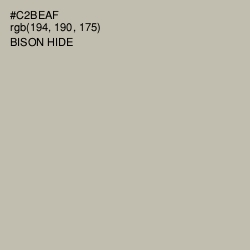 #C2BEAF - Bison Hide Color Image