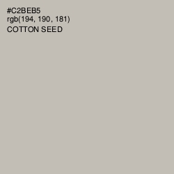 #C2BEB5 - Cotton Seed Color Image