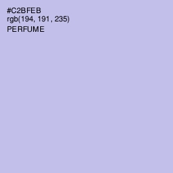 #C2BFEB - Perfume Color Image