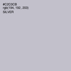 #C2C0CB - Silver Color Image