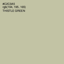 #C2C3A5 - Thistle Green Color Image