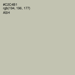 #C2C4B1 - Ash Color Image