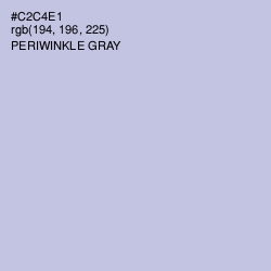 #C2C4E1 - Periwinkle Gray Color Image