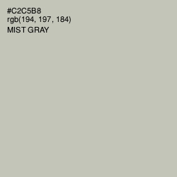 #C2C5B8 - Mist Gray Color Image