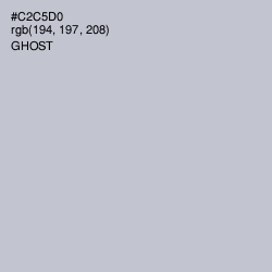#C2C5D0 - Ghost Color Image