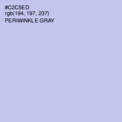 #C2C5ED - Periwinkle Gray Color Image