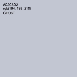 #C2C6D2 - Ghost Color Image