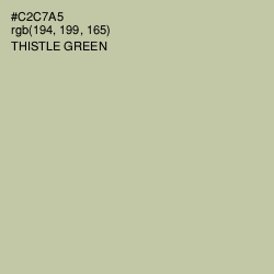 #C2C7A5 - Thistle Green Color Image