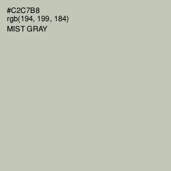 #C2C7B8 - Mist Gray Color Image