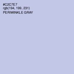 #C2C7E7 - Periwinkle Gray Color Image