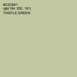 #C2C8A1 - Thistle Green Color Image