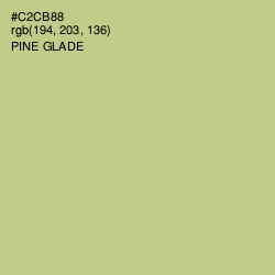 #C2CB88 - Pine Glade Color Image