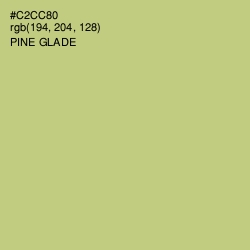 #C2CC80 - Pine Glade Color Image