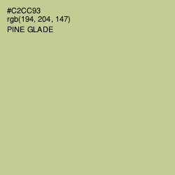 #C2CC93 - Pine Glade Color Image