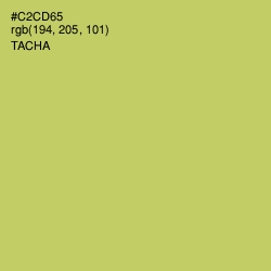 #C2CD65 - Tacha Color Image