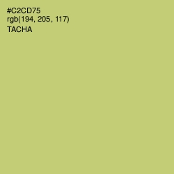 #C2CD75 - Tacha Color Image