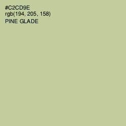 #C2CD9E - Pine Glade Color Image