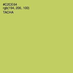 #C2CE64 - Tacha Color Image