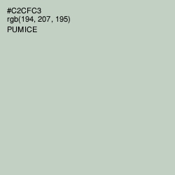 #C2CFC3 - Pumice Color Image