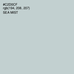 #C2D0CF - Sea Mist Color Image