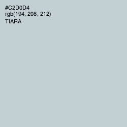 #C2D0D4 - Tiara Color Image