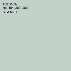 #C2D1CA - Sea Mist Color Image