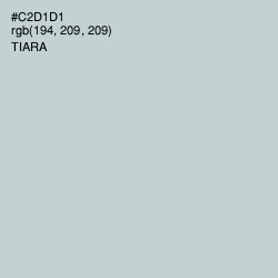 #C2D1D1 - Tiara Color Image