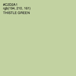 #C2D2A1 - Thistle Green Color Image