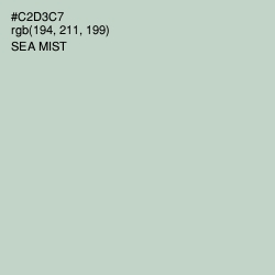 #C2D3C7 - Sea Mist Color Image